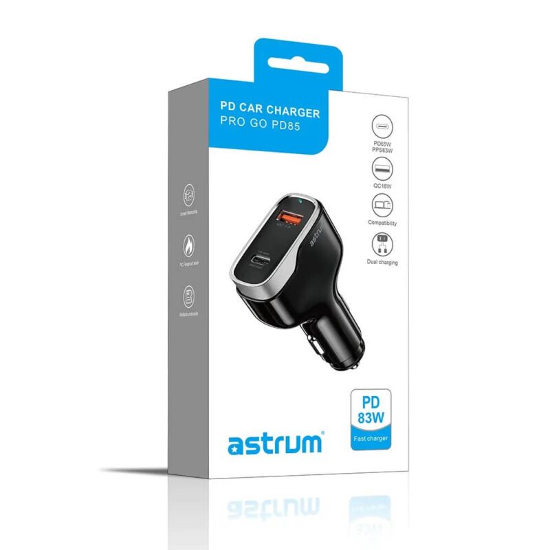 Pro Go PD85 USB-C 83W Travel Car Charger